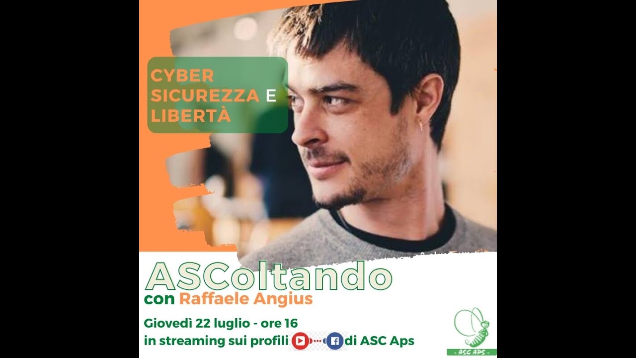 Cybersicurezza e libertà con Raffaele Angius