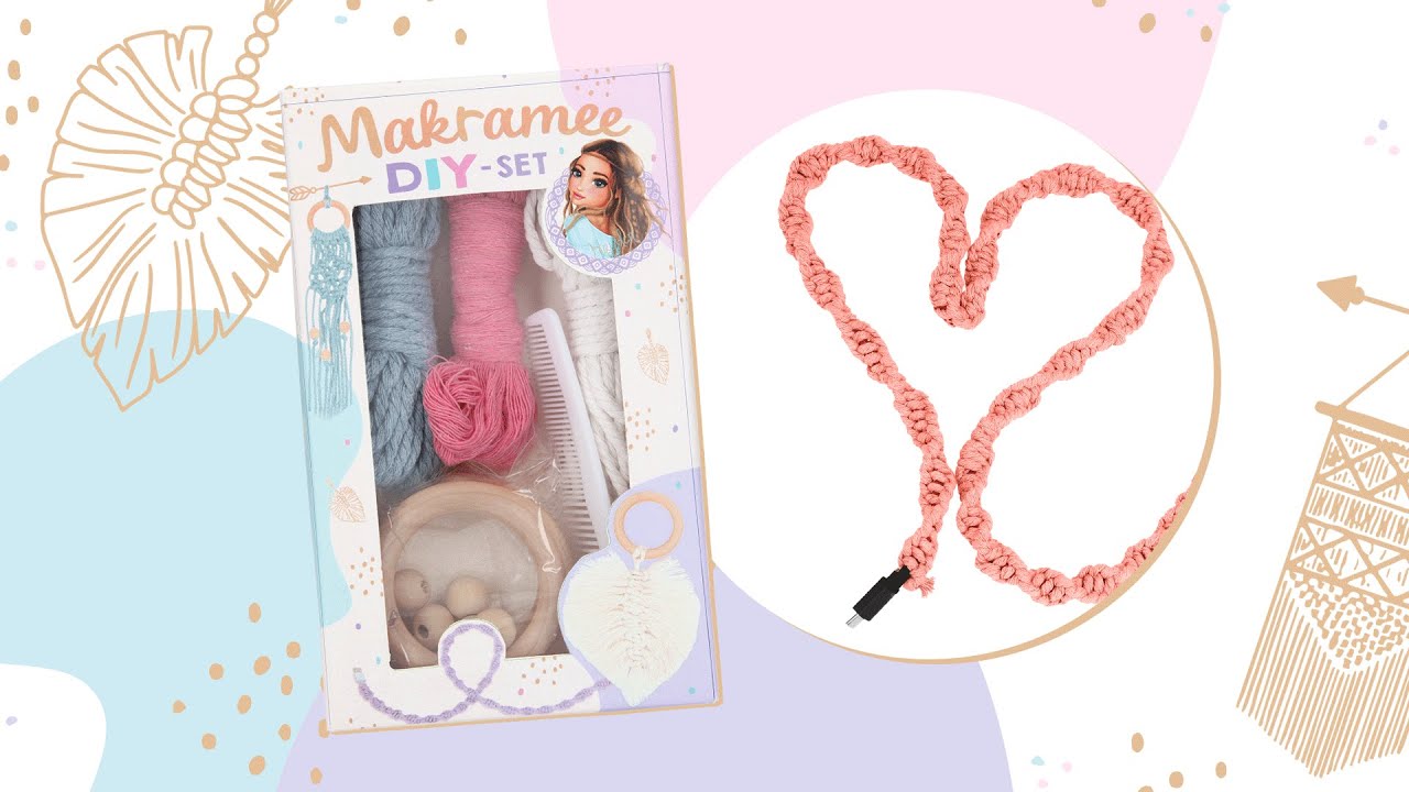 TOPModel DIY Makramee Wellenknoten