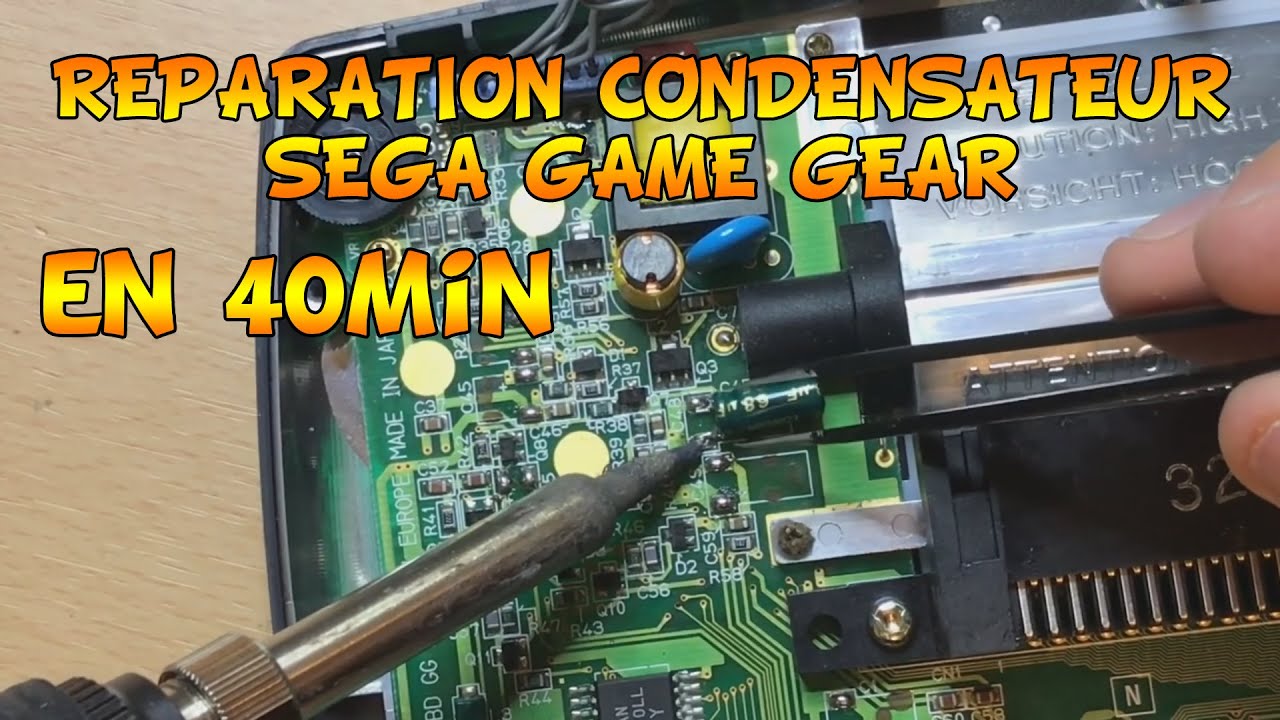 Réparation du contraste de la Game Gear de SEGA