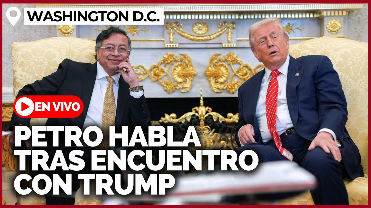 🔴 EN VIVO: Gustavo Petro habla tras encuentro con Donald Trump en la Casa Blanca | Gestión