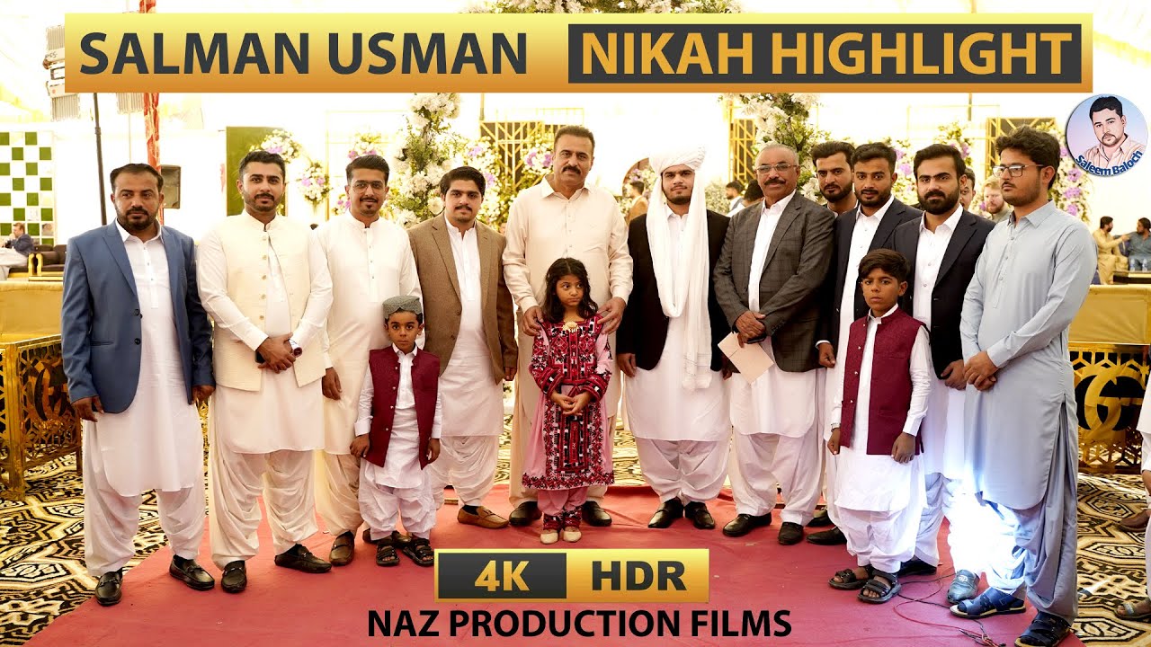 Salman Usman | Nikah Highlight | #4k