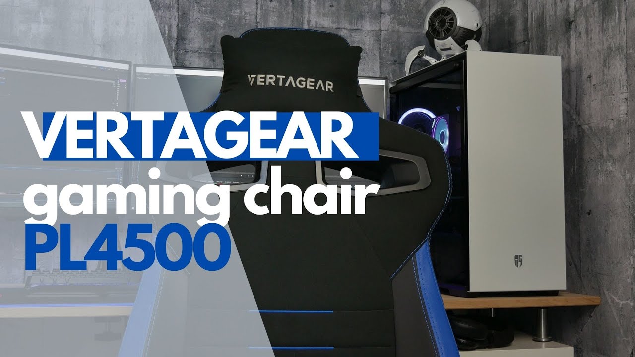 Vertagear gaming chair PL4500 unboxing and assembly