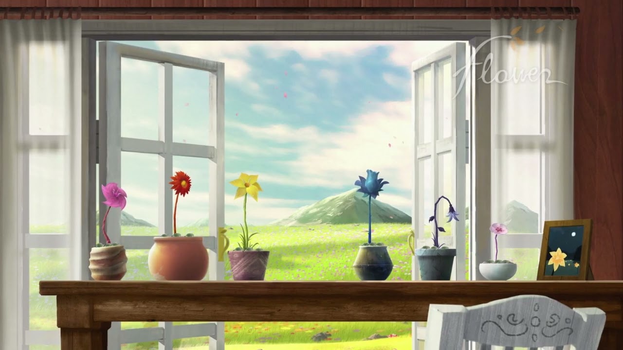 Flower : Feel at ease | ผ่อนคลาย วิวทุ่งหญ้านอกหน้าต่าง