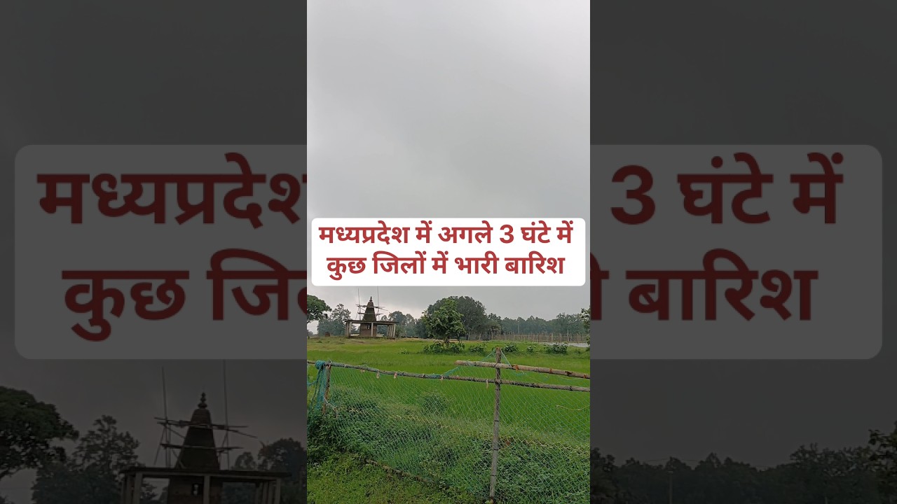 Mp rain alert after 3 hours #shorts #rain #mp #short