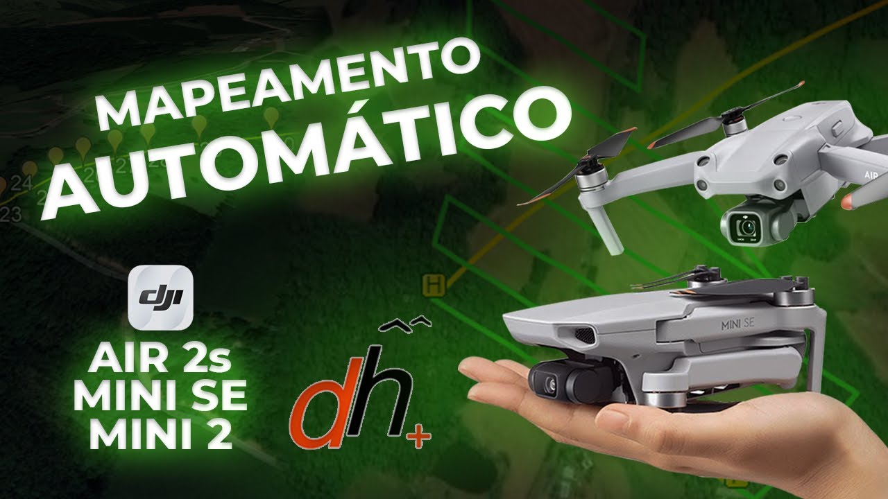 Mapeamento Automático DJI MINI SE, MINI 2 e AIR 2s - DRONE HARMONY