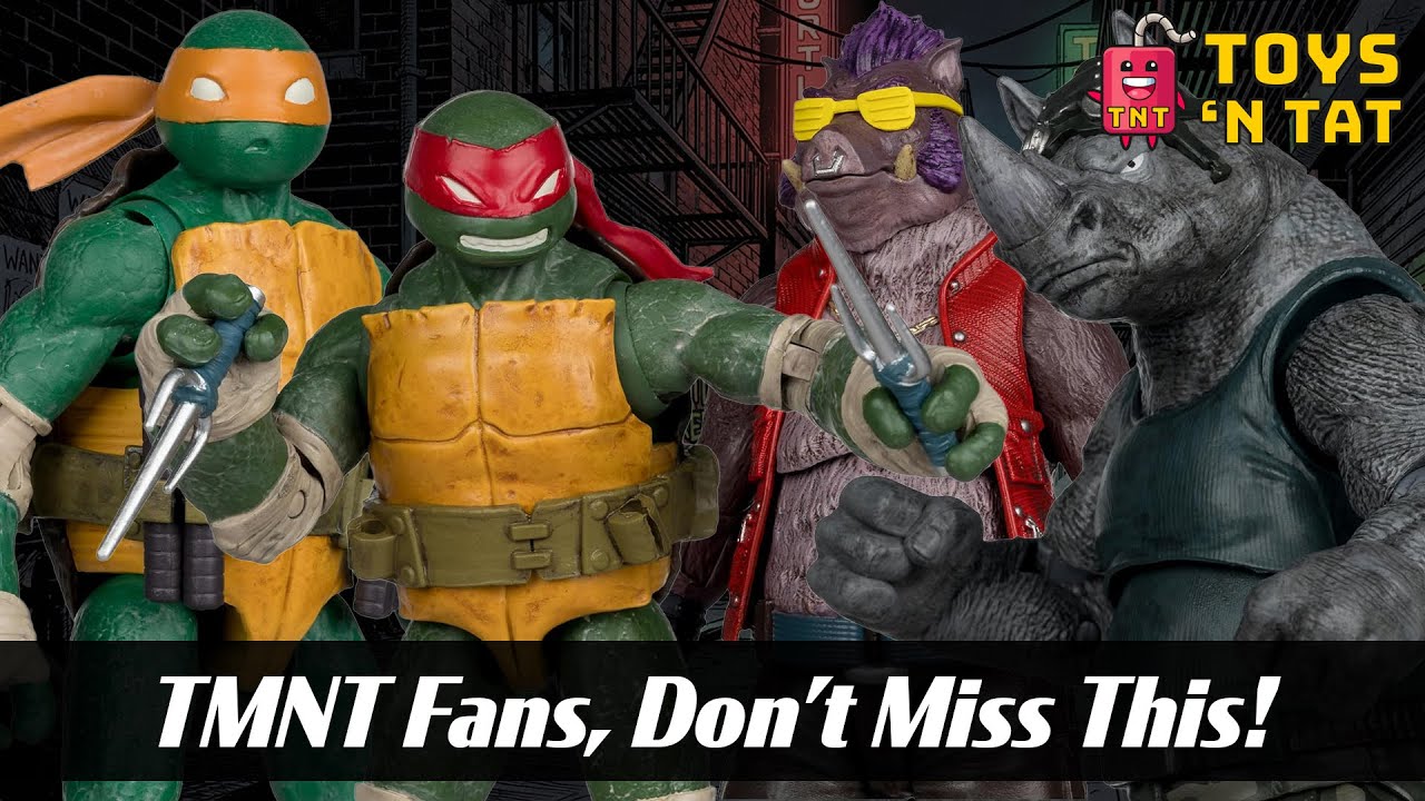McFarlane TMNT Page Punchers Wave 2 – Full Breakdown of Rocksteady, Bebop, Raphael & Mikey