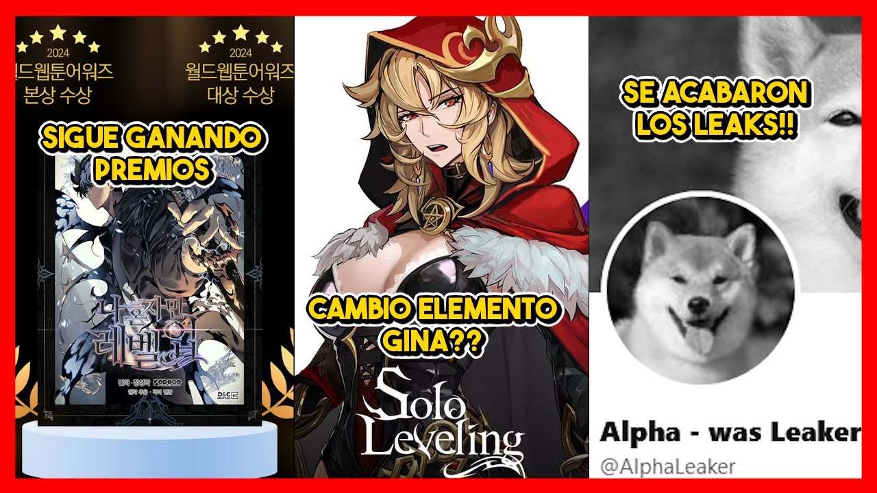 👀SOLO LEVELING CON MAS PREMIOS👀SE ACABARON LOS💥LEAKS!💥👀GINA CAMBIO ELEMENTO?👀Solo Leveling ARISE