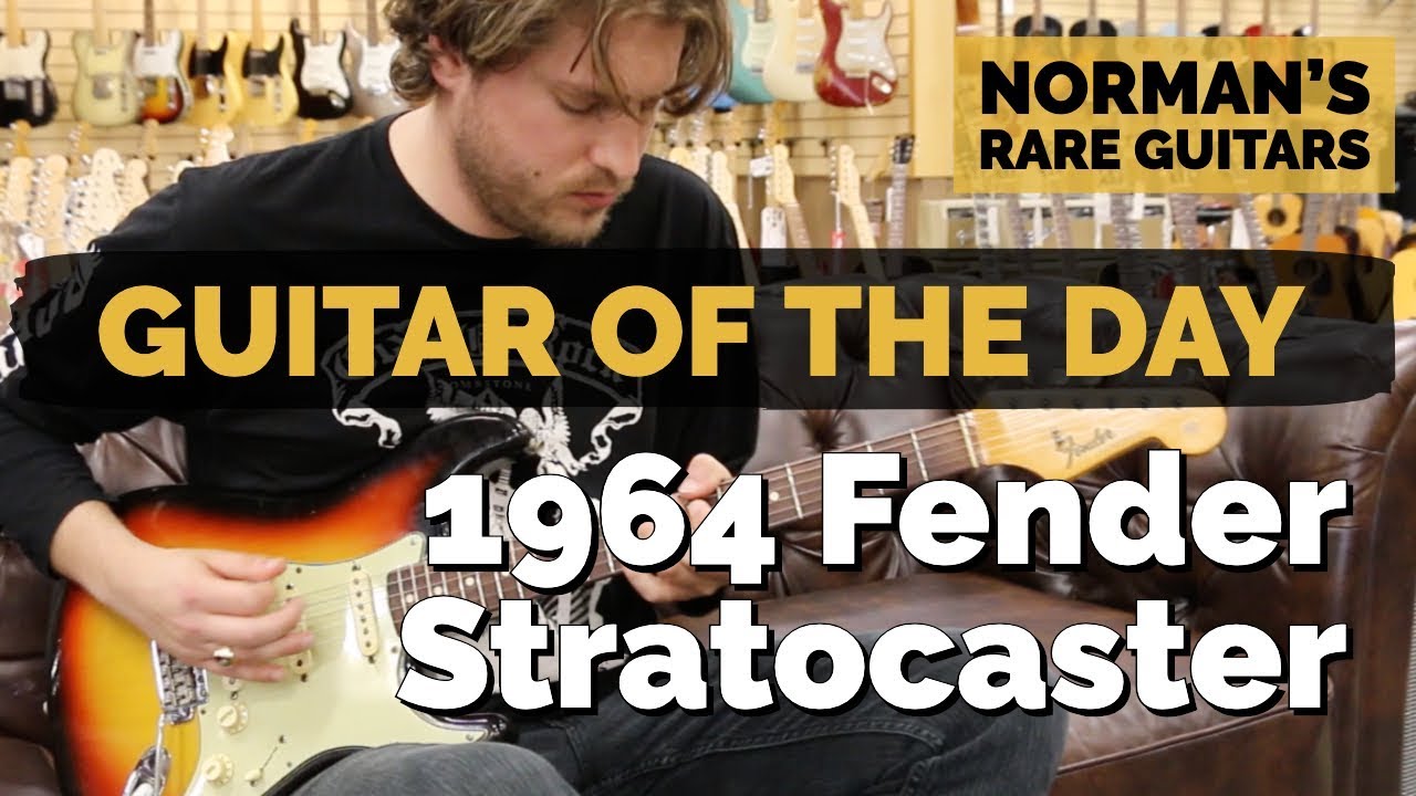 Гитара дня: оригинальный Fender Stratocaster 1964 года | Редкие гитары Norman's