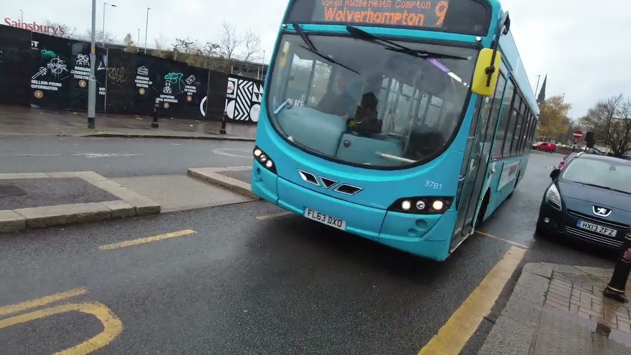 Arriva Midland North 9 VDL SB200 [Ring Road - Wolverhampton bus station]