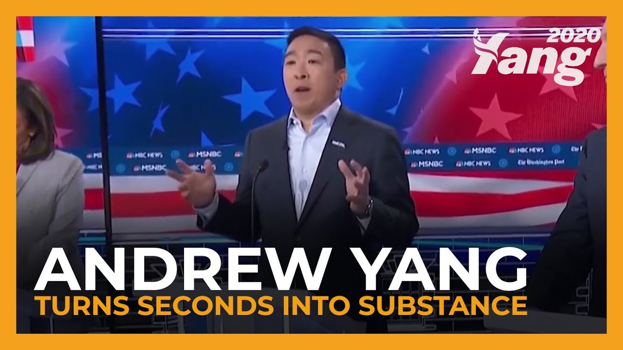 #MSNBCfearsYang | Andrew Yang at the Atlanta Debate