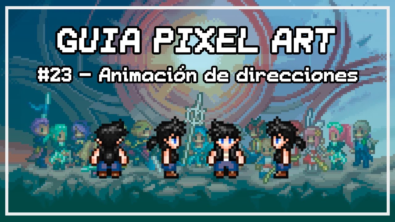 🖌️Guía Pixel Art en español #23– Animación de direcciones