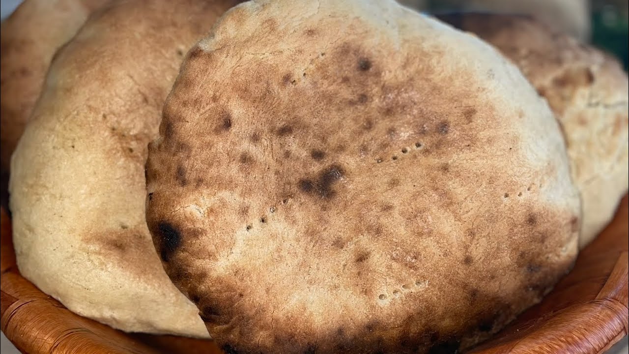 Pain au four traditionnel tabouna /tandoor🇹🇳🇹🇳 خبز طبونة