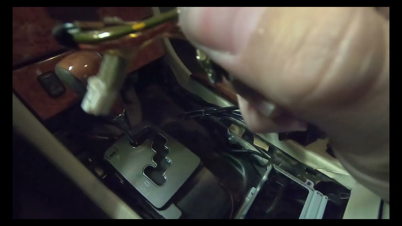 Lexus LS430 center console charge port relocation