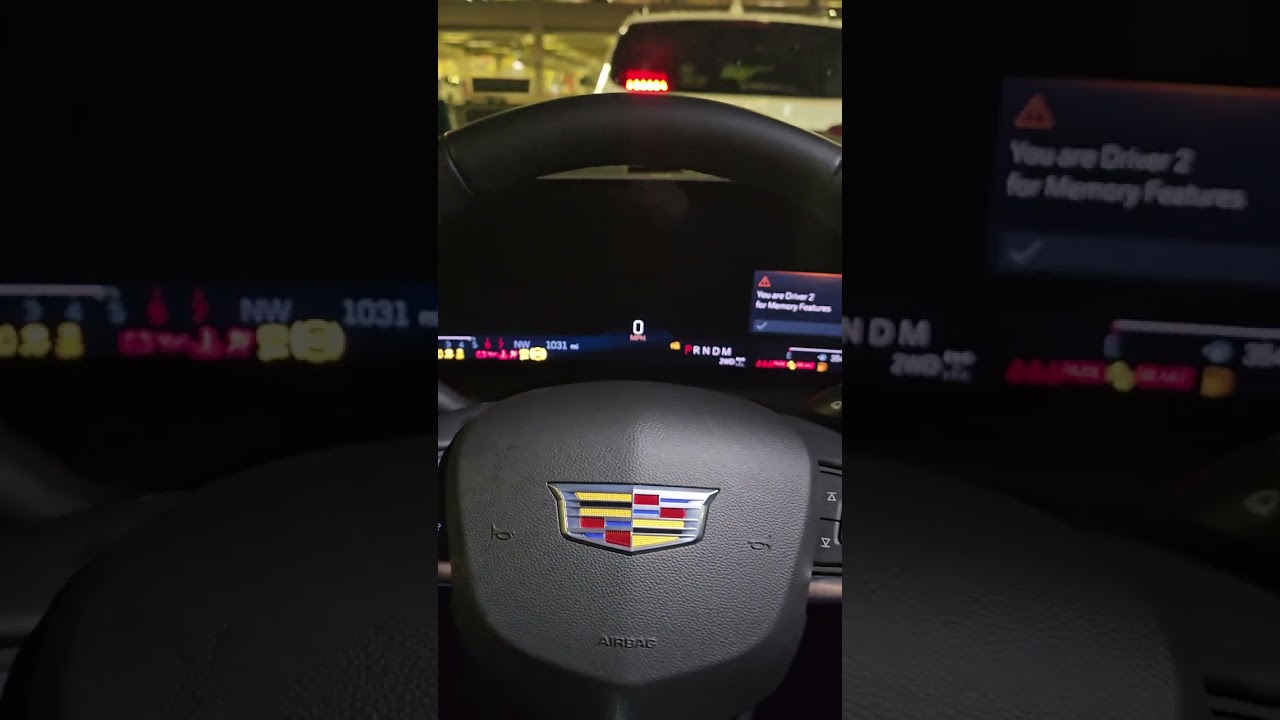 2024 Cadillac XT4 startup sequence #viral #subscribe #luxury #2024 #cadillac