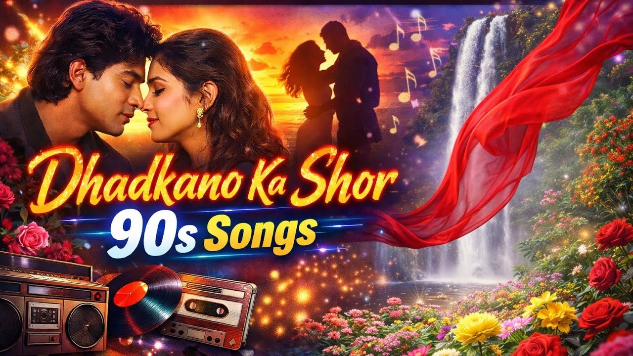Dhadkano Ka Shor ❤️ 90s Romantic Songs | Hindi Love Songs | Musickworld1 | Lyrics Amit Kumar