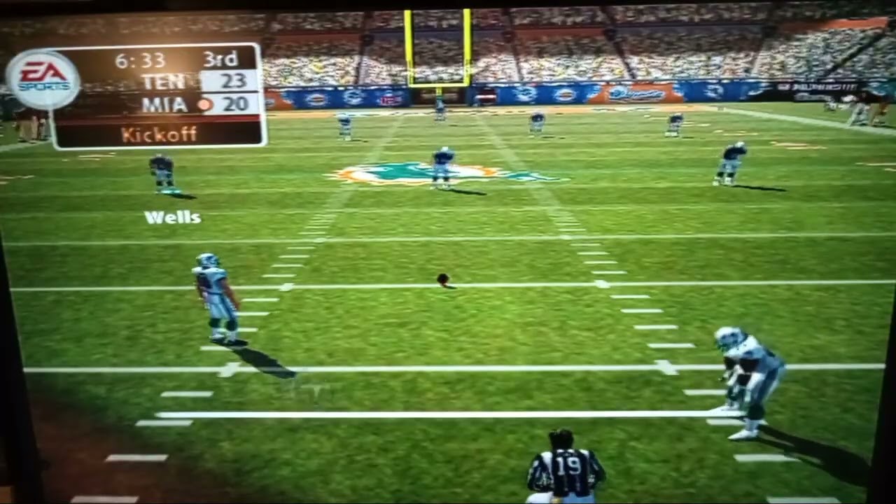 Secondary having trouble with the Fiedler ( titans v 🐬  part 2 Madden 05 franchise mode part 2 )