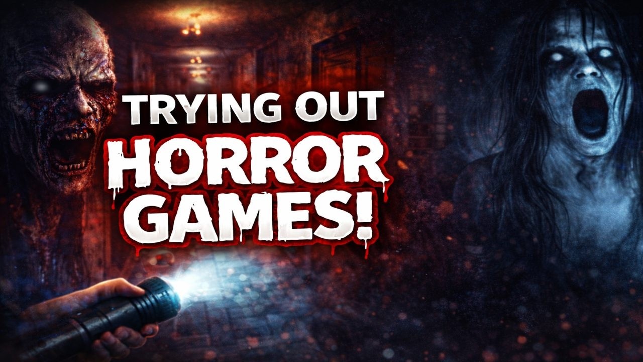 👻 TRYING OUT HORROR GAMES | LIVE SCARY GAME NIGHT 👻