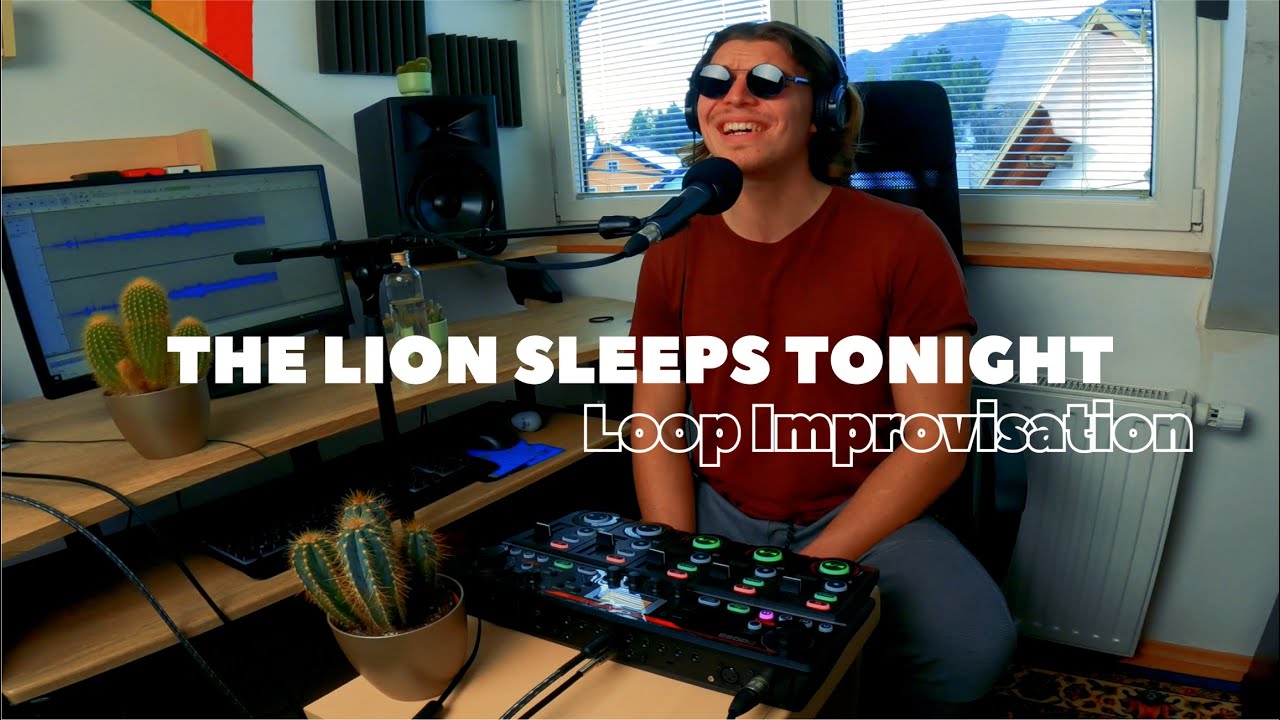 The Lion Sleeps Tonight // Boss RC-505 // Loop cover