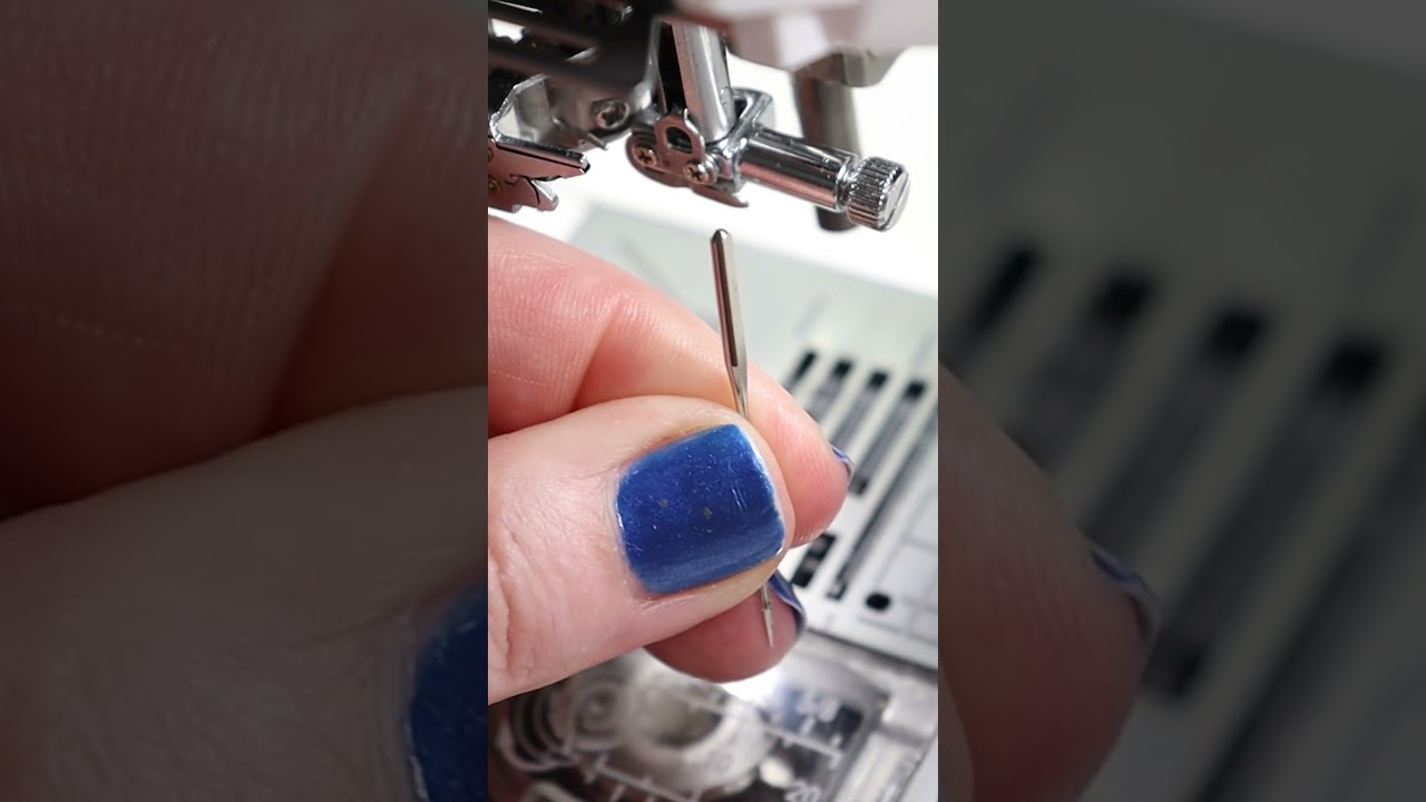 How to change a sewing machine needle