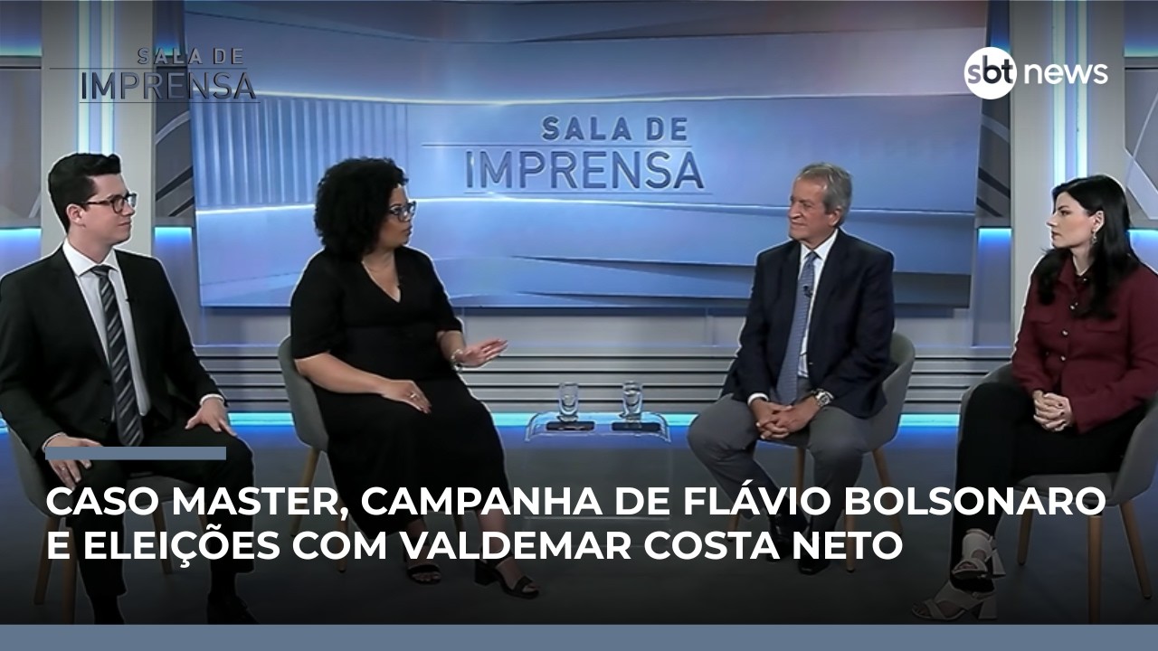 Caso Master, campanha de Fl&aacute;vio Bolsonaro e elei&ccedil;&otilde;es com Valdemar Costa Neto | Sala de Imprensa #13