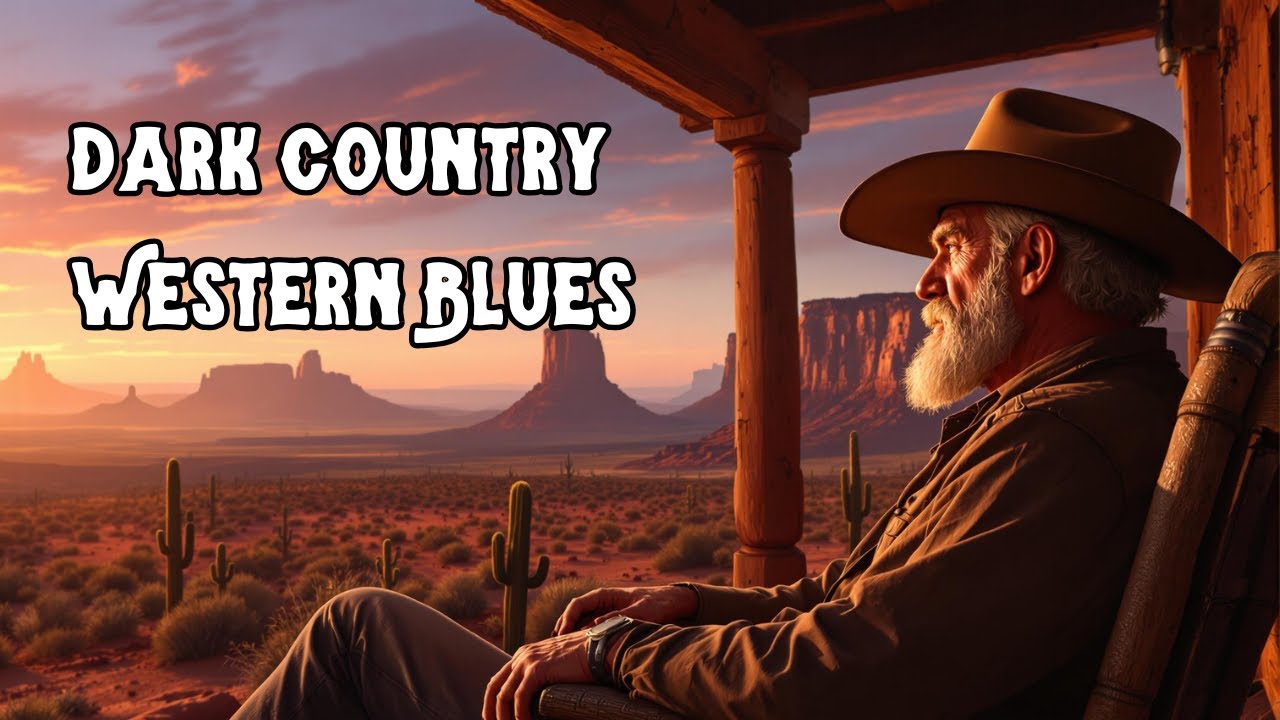 Dark Country Western Blues | Ambient Resonator Slide Guitar 2 Hour Mix