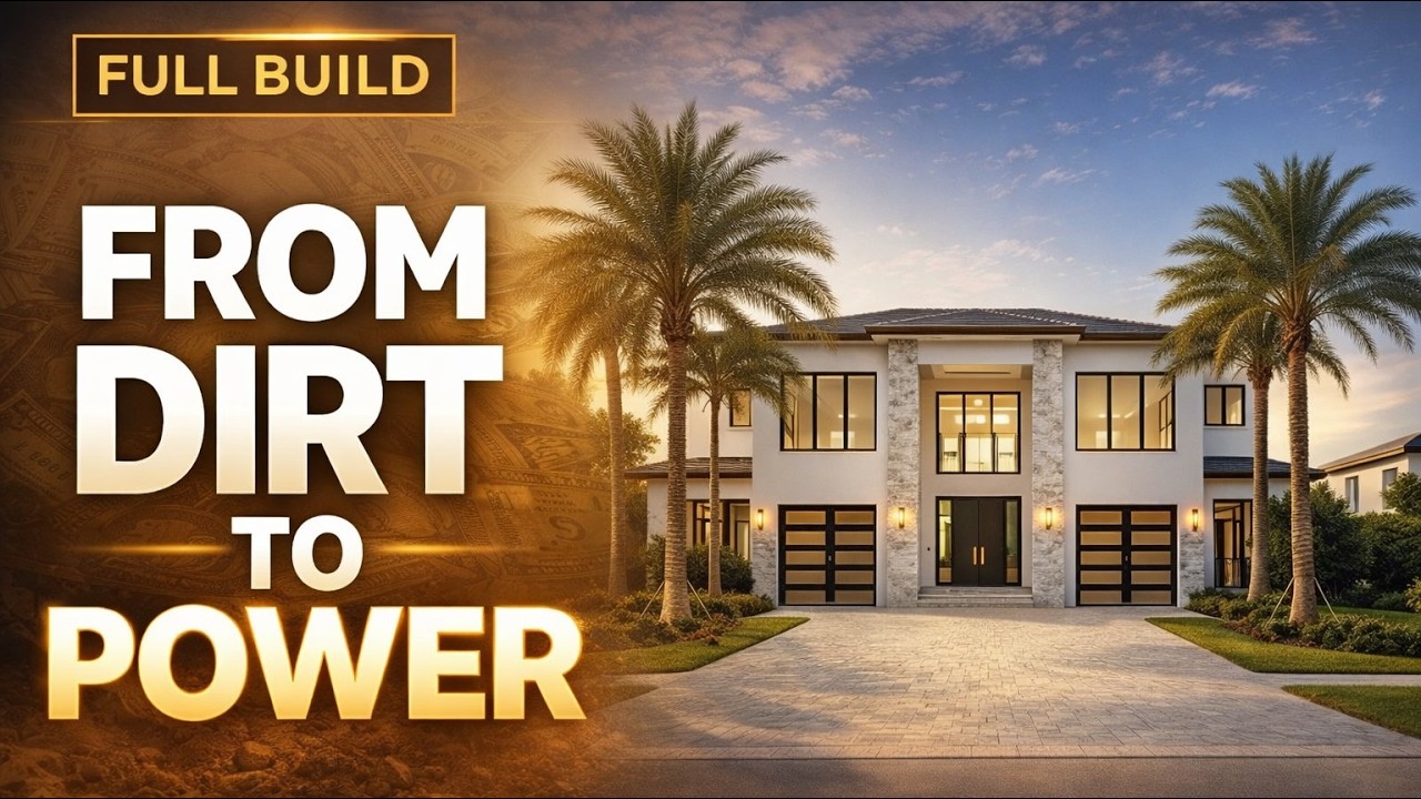 This Mansion Was Just Dirt… Now It’s Pure Power | Full Build Process