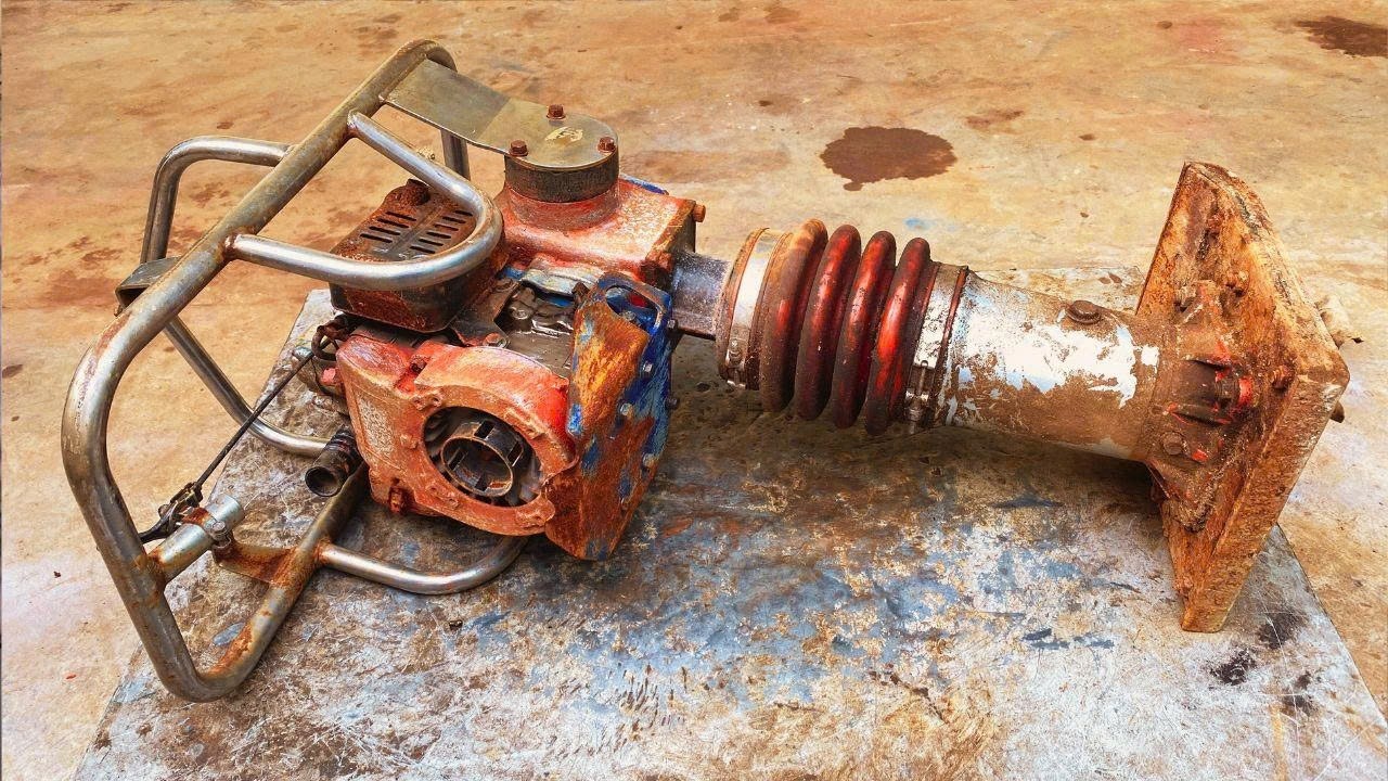 Completely Restoring a Destroyed TACOM Gasoline Compactor &ndash; Shocking Before & After!