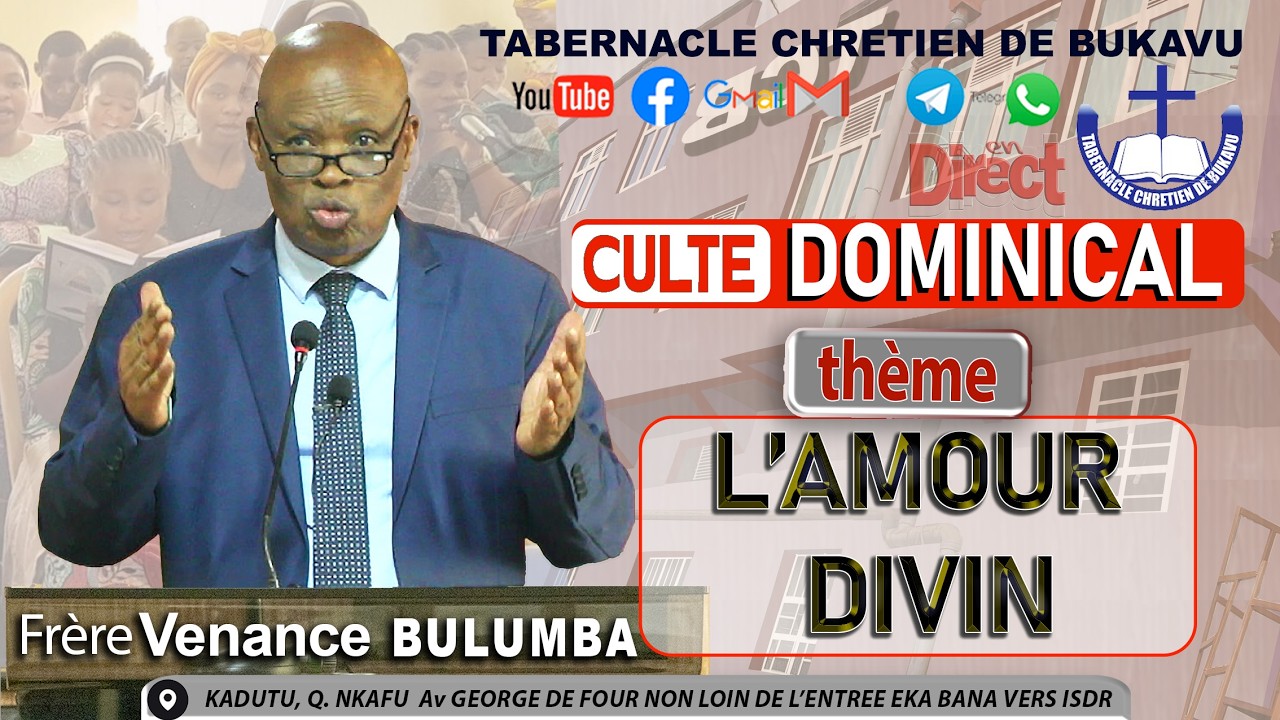 2026 03 20 Vendredi, Frère Venant BULUMBA CIBALONZA, Sujet : L'Amour Divin