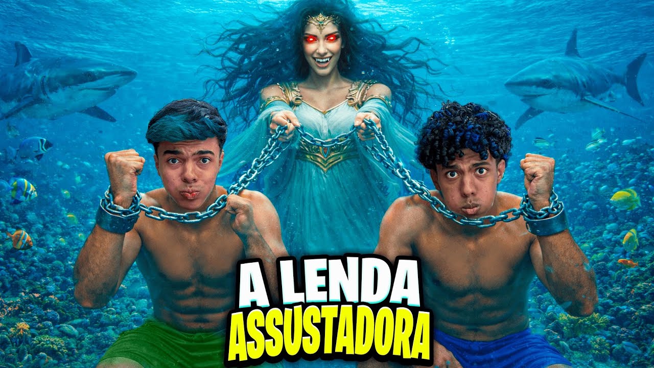 A DAMA DO MAR QUER LEVAR O ESTEVÃO‼️😱🐟 *a lenda mais assustadora