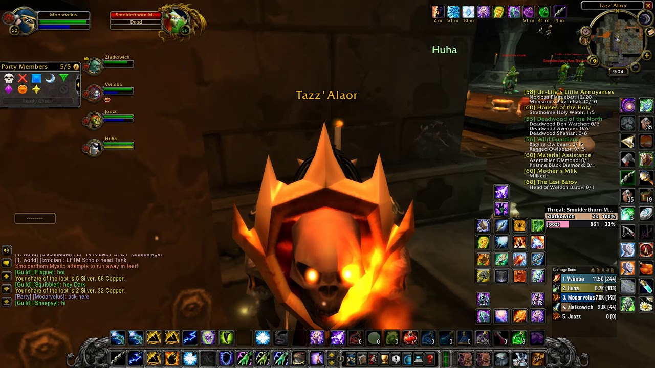 Wow Classic Dungeon (LBRS) Tank Shaman