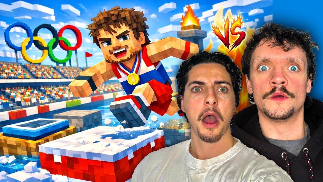 We Competed in MINECRAFT OLYMPICS: Parkour Competition