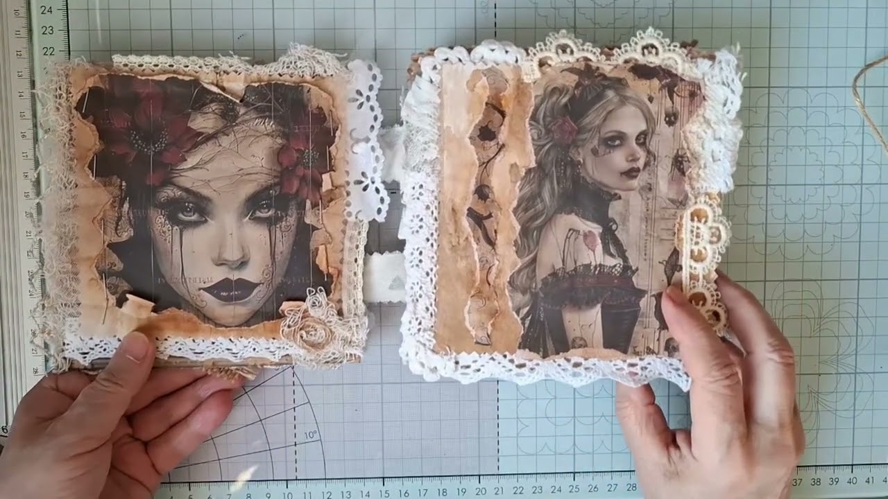 Tutotrial von meinem kleinen Klapp Journal!!!