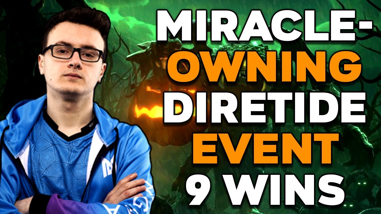 Miracle having fun on Diretide 2020 Event - ULTIMATE COMPILATION - How to Easy Win Diretide by M-God