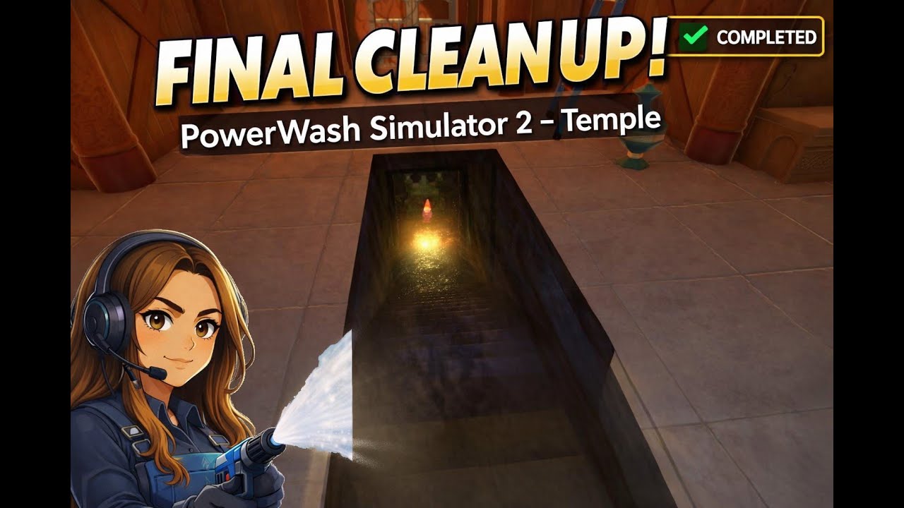 Clean Up Completed 🧼 | PowerWash Simulator 2 – Temple Interior (Part 2)
