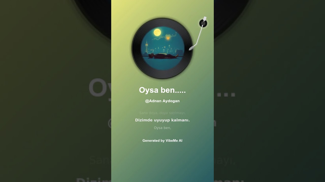 Oysa ben....