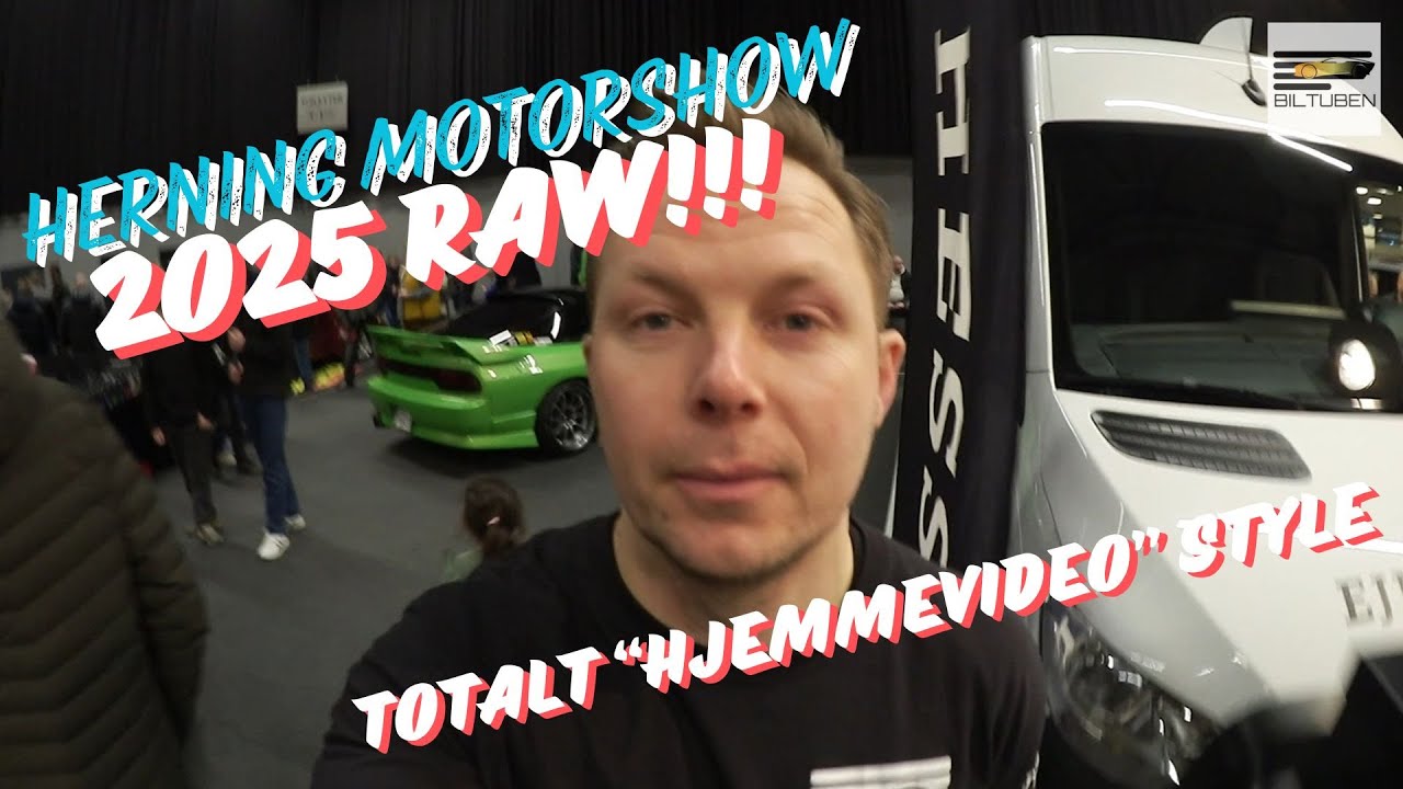 MOTORSHOW HERNING 2025 RAW - Totalt hjemmevideo style 😂