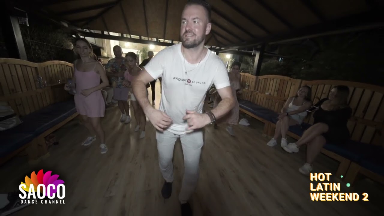 Gio Tagaev, Pavel Klimenko, Annie Ghantarjian Salsa Animation at Hot Latin Weekend 2, Sat 02.09.2023
