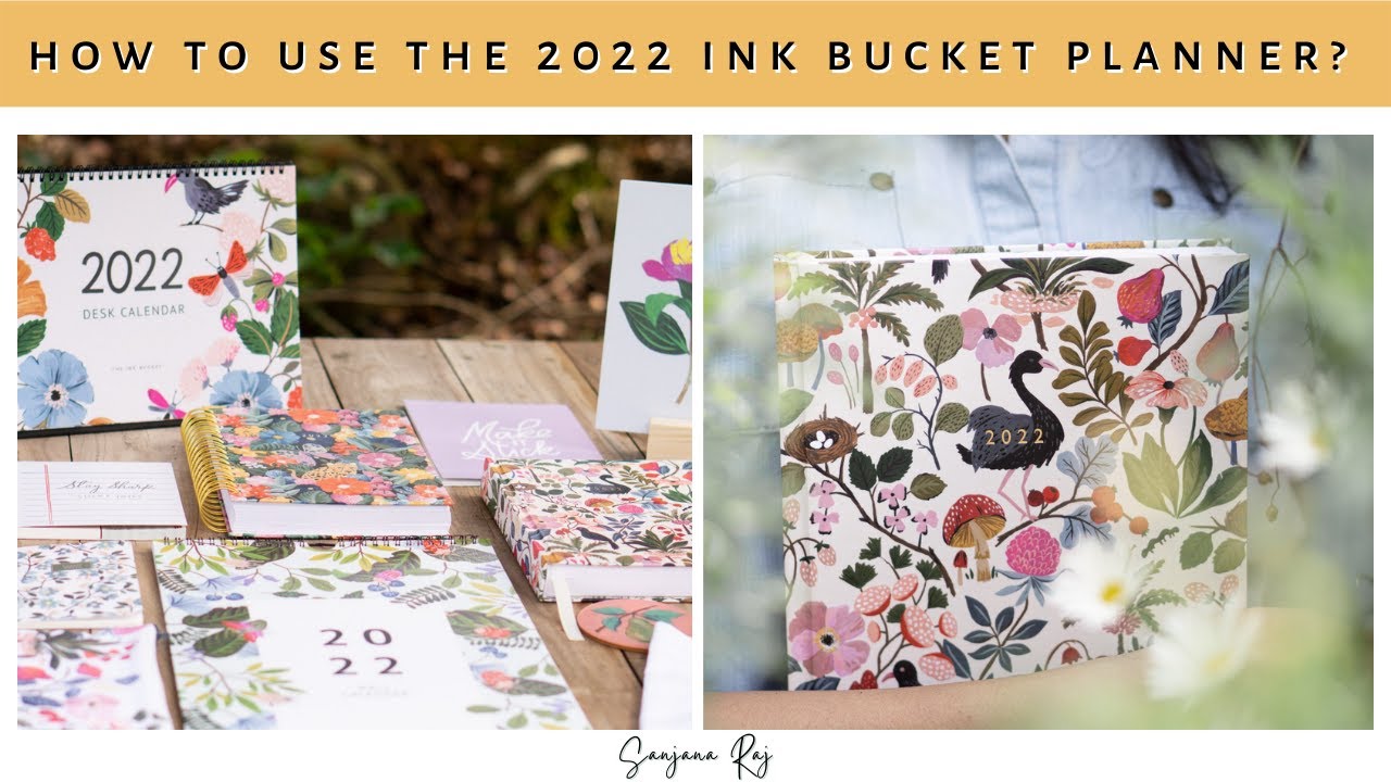 How I'm Planning To Use The Ink Bucket Planner 2022 | Sanjana Raj
