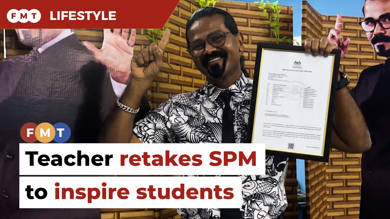 54-year-old teacher retakes SPM to inspire students