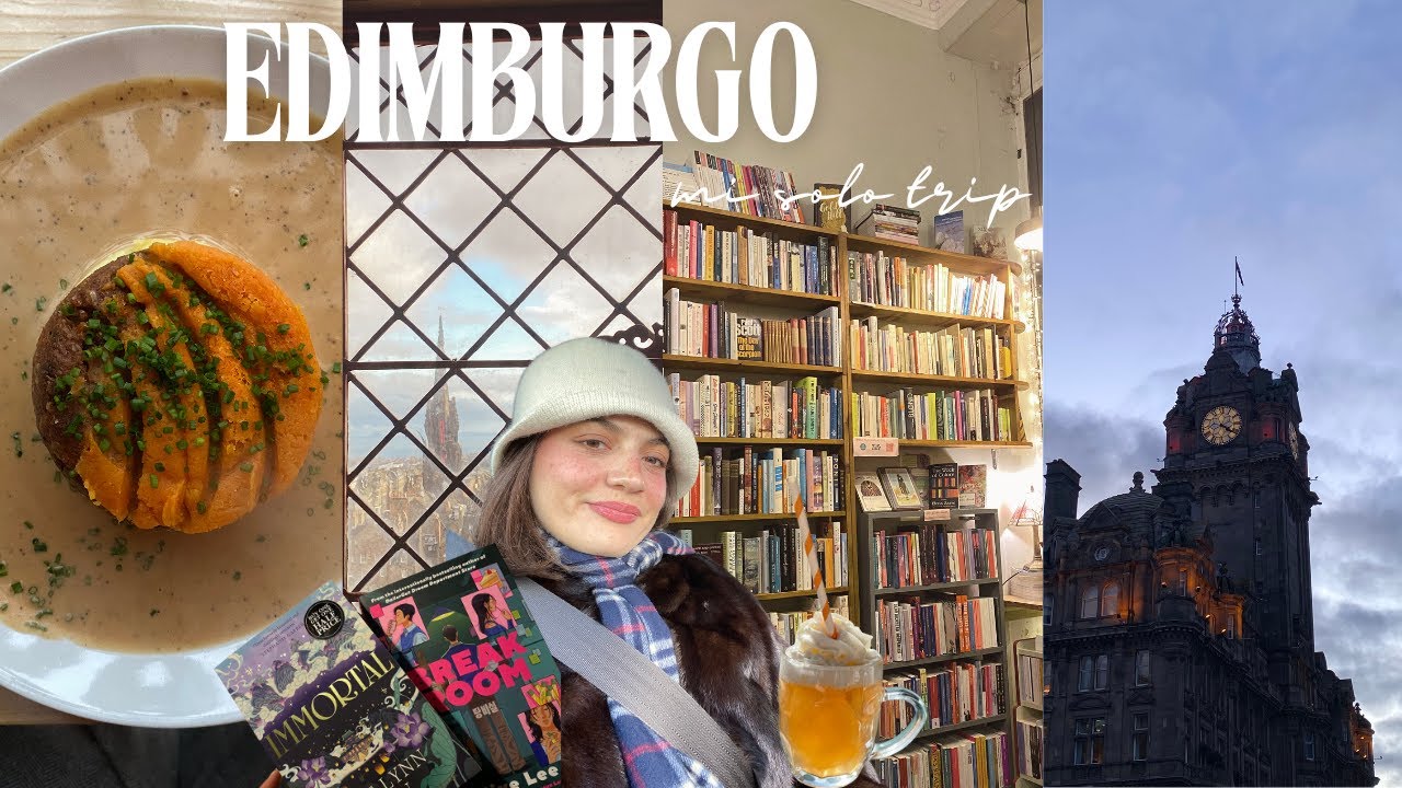 solo trip a Edimburgo: visitando la ciudad, bookhaul, probando haggis, tour de terror, dark academia