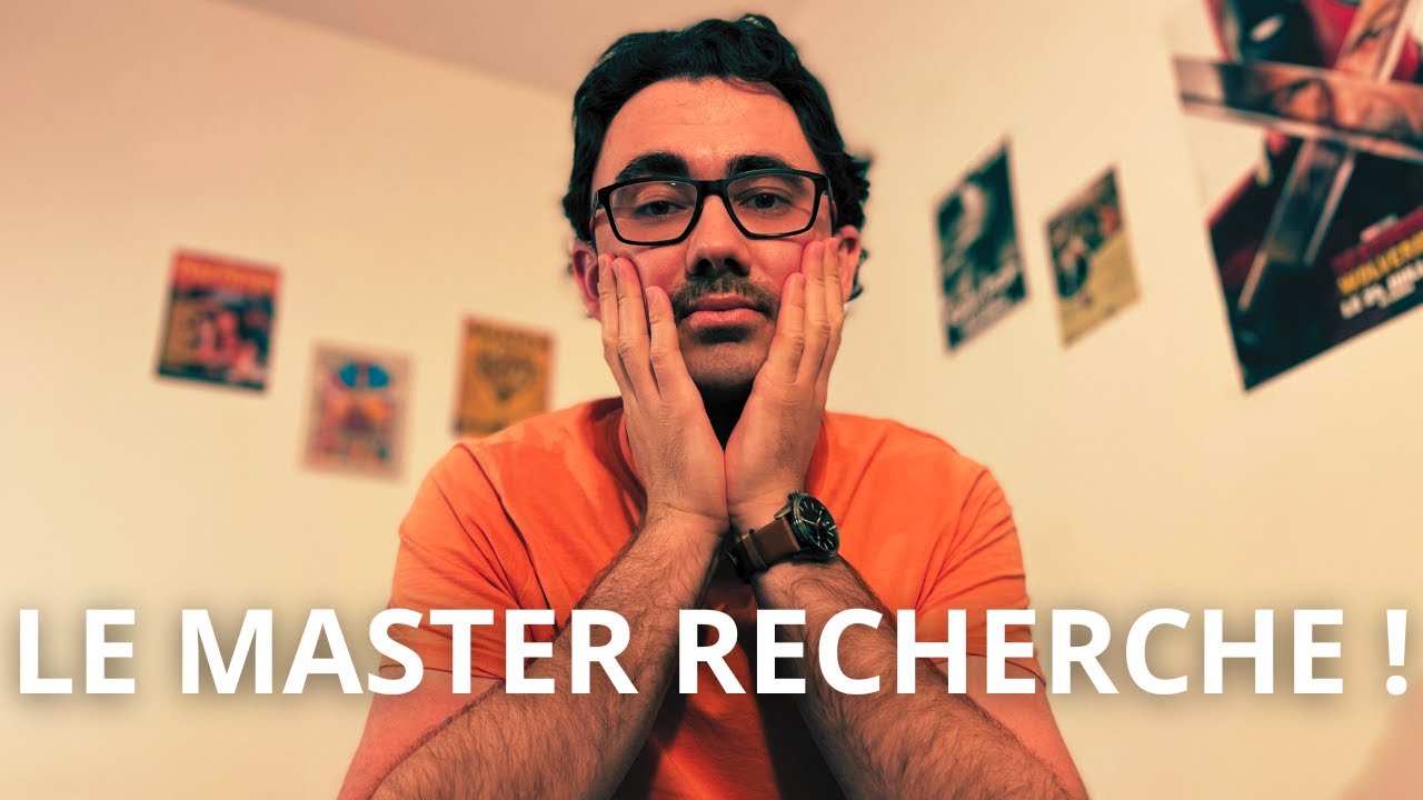 Une HABITUDE de TRAVAIL à PRENDRE en MASTER RECHERCHE !