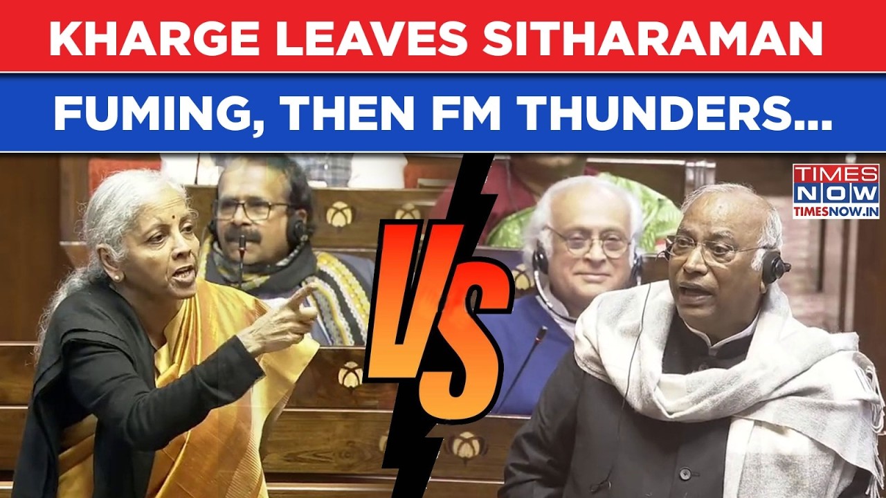 Kharge Vs Sitharaman Rajya Sabha Fiery Debate | With 'Nupur Sharma' Reminder, FM Thunders...Watch