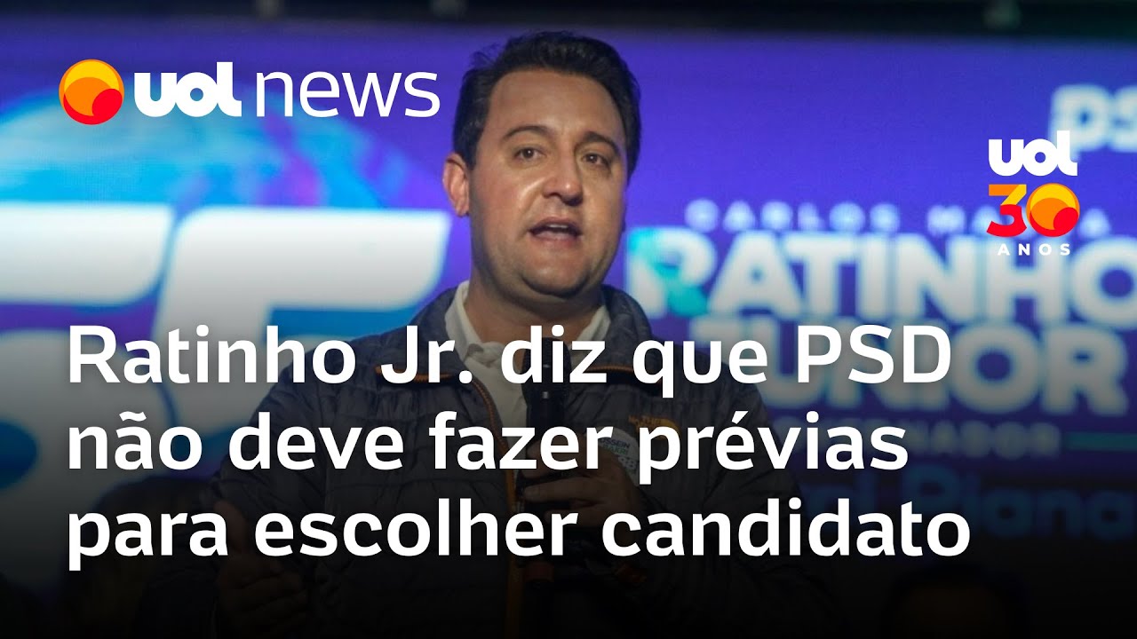 Com Caiado no páreo, Ratinho Jr. diz que PSD não deve fazer prévias para escolher candidato