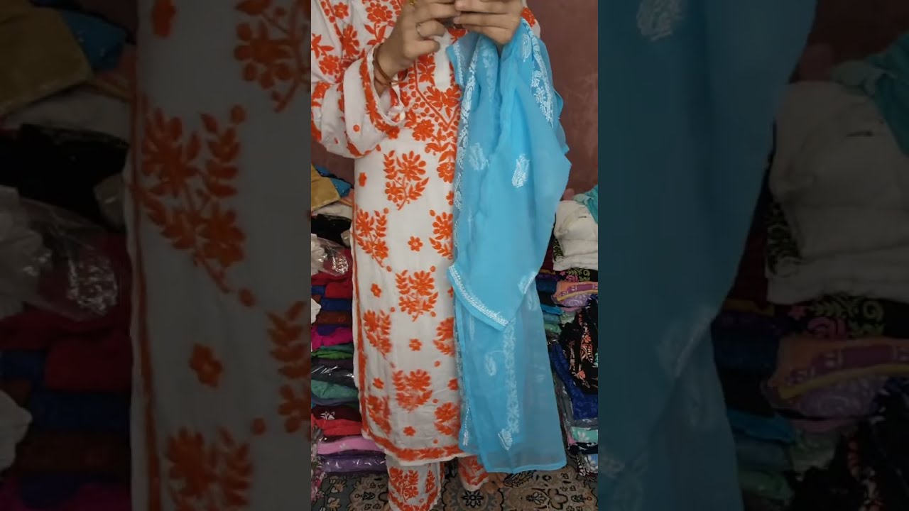 Chikankari fashion is live
