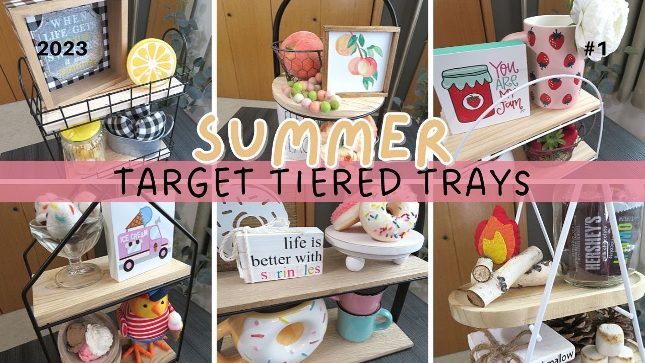 Target Tiered Tray Series || Summer Part:1 || 2023