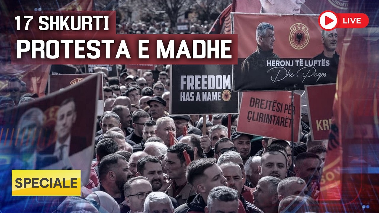 LIVE: PROTESTA MADHËSHTORE E 17 SHKURTIT PËR ISH-KRERËT E UÇK-së - 17.02.2026 | @tëvë1