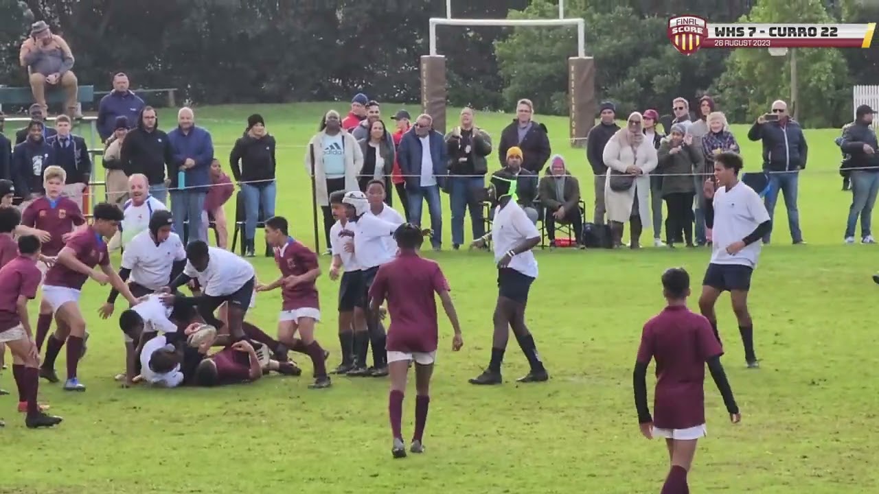 WHS U14 VS CURRO DURBANVILLE  Rugby 26 AUG 2023