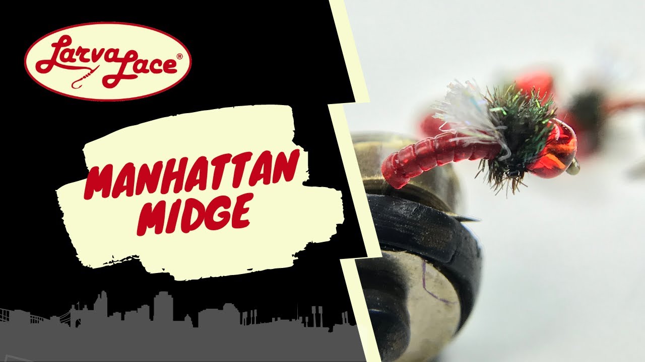 Big city fly made easy:  Fly Tying the Manhattan Midge - Larva Lace style