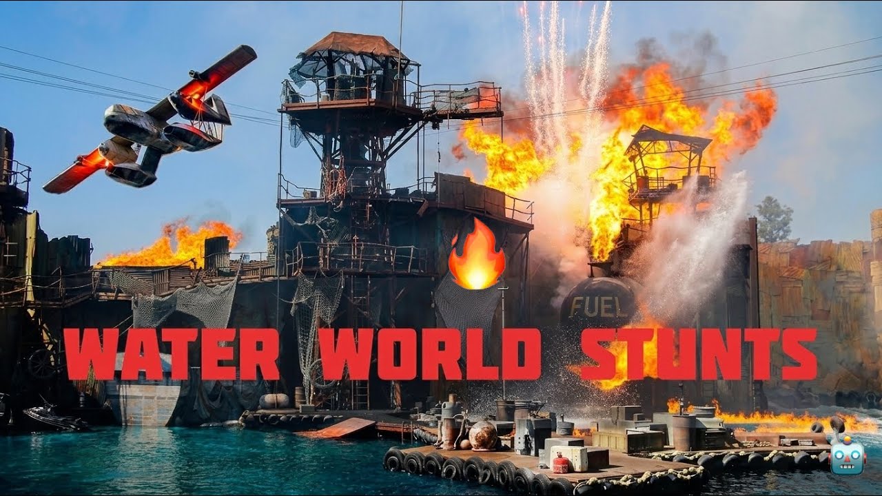 WaterWorld Stunt Show at Universal Studios Hollywood | Full Show in Los Angeles part 2