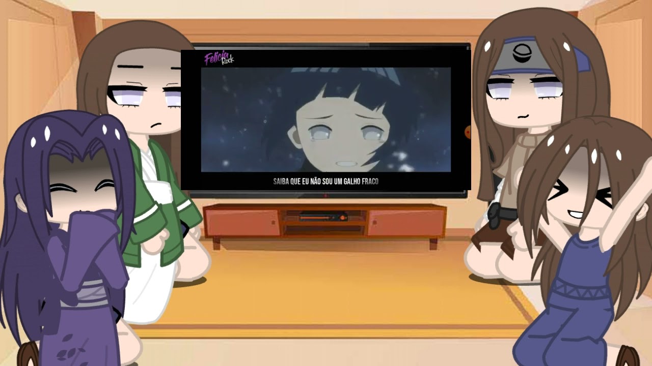 •||Clã hyuga reagindo a o rap da hinata{Felicia rock}||•